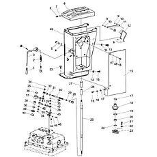 Rocker - Блок «Transmission Control (004906243A0000000) (1/2)»  (номер на схеме: 43)