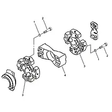 Bolt M12×60-10.9 GB/T5782-2000 - Блок «Universal Joint (004902020A0000000)»  (номер на схеме: 2)