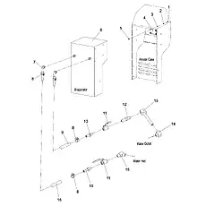 Rubber Hose 16×22×1500 - Блок «Warm System (004903092A0000000)»  (номер на схеме: 9)