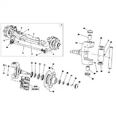 WASHER - Блок «656.7700 FRONT AXLE» 