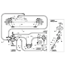 STEERING COLUMN (MIDDLE SECTION) - Блок «666.7000 LENKUNG STEERING SYSTEM»  (номер на схеме: 19)
