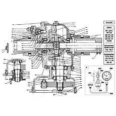 SPEEDOMETER = 612537 - Блок «666.7750.01 DIFFERENTIAL AND CARRIER ASSEMBLY»  (номер на схеме: 2000)