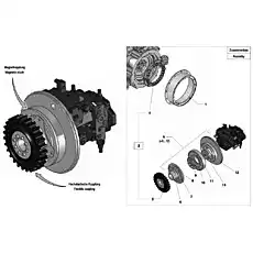 MAGNETIC COUPLING WITH PLATE LA 40.035X V1272 - Блок «646.8601 CLUTCHES»  (номер на схеме: 5)