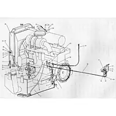 Hose - Блок «Система двигателя»  (номер на схеме: 25)