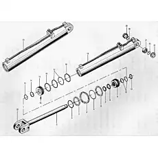Cylinder Body (Right) - Блок «Левый и правый цилиндры подъема»  (номер на схеме: 19)