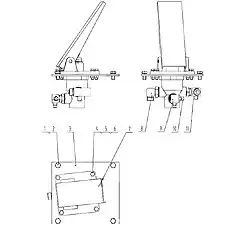 MOUNTING PLATE (2) - Блок «Тормозной клапан AS 13C0515 001»  (номер на схеме: 3)