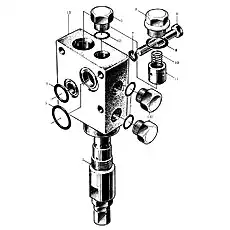 RELIEF VALVE - Блок «Предохранительный клапан 12C0013 001»  (номер на схеме: 1)