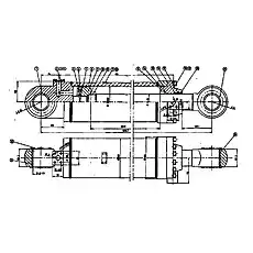 CKS-0900 - Блок «550EE Наклонный цилиндр»  (номер на схеме: 18)