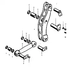 Pin Shaft Assembly - Блок «Инструмент 2»  (номер на схеме: 11)