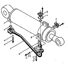Tilting Cylinder - Блок «Z50E1012T38 Наклонный цилиндр в сборе»  (номер на схеме: 7)