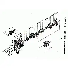 Plate - Блок «YJSW315-6 Преобразователь крутящего момента»  (номер на схеме: 20)