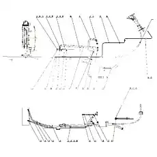 Flange - Блок «Z50E04T46 Трансмиссионная масляная линия и система управления»  (номер на схеме: 9)