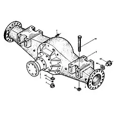 Axle Case - Блок «Z5EII06 Передняя ось (I)»  (номер на схеме: 3)