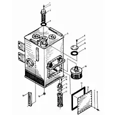 Воздушный фильтр - Блок «Гидравлический бак»  (номер на схеме: 3)