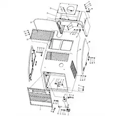 Seal pad (VII, X) - Блок «Engine Hood»  (номер на схеме: 23)