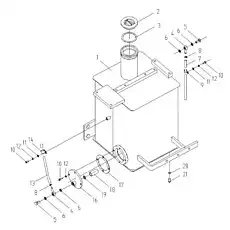 Washer 8 (GB93-87) - Блок «Reservoir Assembly»  (номер на схеме: 11)