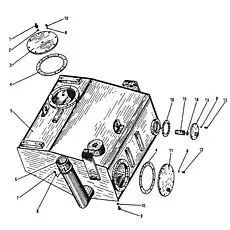 Штуцер - Блок «Топливный бак»  (номер на схеме: 1)