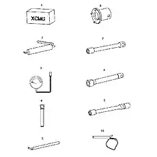 Towing Pin - Блок «Attached Tools»  (номер на схеме: 4)