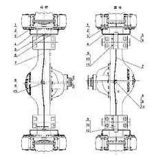 Washer 8 - Блок «Brake Oil Pipe (On Axle)»  (номер на схеме: 10)
