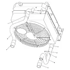 AirPipe - Блок «Charge Air Cooler Pipe (6CTAA8.3-C)»  (номер на схеме: 4)