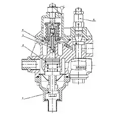 Drain Valve - Блок «Топливный клапан»  (номер на схеме: 1)