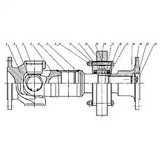 Roller Bearing 3511 - Блок «Front Transmission Shaft»  (номер на схеме: 14)
