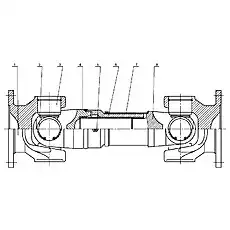 Gimbal - Блок «Medium Transmission Shaft»  (номер на схеме: 3)