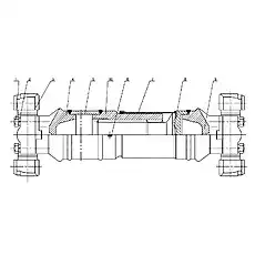 Gimbal - Блок «Rear Transmission Shaft»  (номер на схеме: 3)