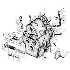 Bolt M8X50 ZnD - Блок «Коробка передач и аксессуары»  (номер на схеме: 57)