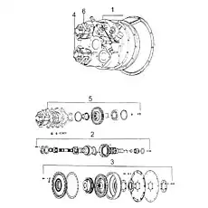 Корпус бака и клапан возвратного - Блок «Z30.2M.3 Гидравлический изменитель»  (номер на схеме: 1)