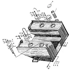 крышка с замком маслогорловины - Блок «Z50B.1.1 Топливный бак»  (номер на схеме: 9)
