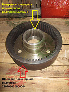 Венец зубчатый внутренний CG50/6-8